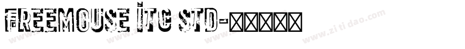 Freemouse ITC Std字体转换